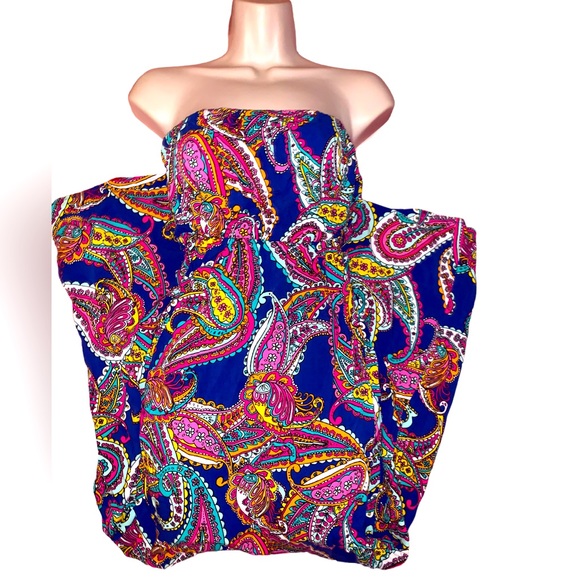 Paisley Strapless Maxi Dress - Picture 7 of 7